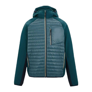 Men Hooded Casual Zipper Waterproof Breathable Winter Warm Hybrid Puffer Parka <b>Jacket</b> OEM - Product Image 2