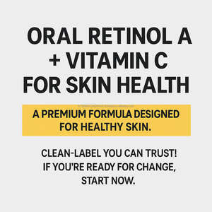 Tabletas de Vitamina C y Retinol A para el Brillo de la Piel y Apoyo a la Belleza, 30 Unidades, Suplemento Nutricional Diario - Product Image 4