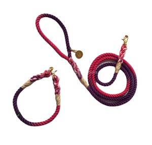 Regalo para Amantes de los Perros, Collar de Cuerda para Perro, Juego de Correas de Cuerda para Perros, Correa de Cuerda, Elegante y Hermoso - Product Image 1