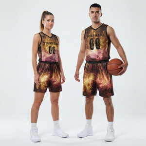 Maillot de basket-ball personnalisé, uniformes de basket-ball réversibles, maillot de basket-ball pour hommes, maillot personnalisé - Product Image 5