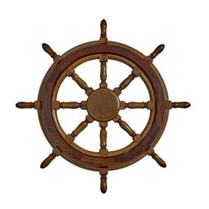 Wooden <b>Ship</b> <b>Wheel</b> Maritime Breeze Companion Developed to Refresh Interior Spaces with Authentic Ocean Inspired Charm - Product Image 4