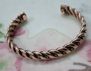 Luxurious Unisex High Quality Copper Alloy Charm Bracelet Antique Copper Plating Classic Style-Moon Art India Gift Women <b>Men</b> - Product Image 2