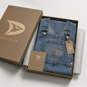 Men Washed Blue Denim <b>Baggy</b> Overalls Logo Embroidery Y2K Oversized Streetwear Utility Pocket Jean <b>Dungarees</b> - Product Image 5