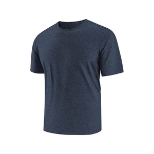 Men's Regular Fit Short Sleeve Solid Color Quick Dry O-Neck <b>T</b>-<b>Shirt</b> 100% <b>Polyester</b> Knitted Casual Style - Product Image 5