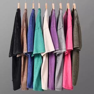 Camiseta Oversize Vintage Lavada para Hombre 2026, Estilo Urbano Hip Hop Punk, Camiseta Casual de Algodón de Manga Corta con Lavado Ácido para Mujer, Estilo Harajuku - Product Image 5