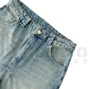 Pantalones Cortos de Mezclilla Ajustados para Hombre, Pantalones Cortos Casuales de Mezclilla, Ropa de Verano, Atuendo Diario Elegante y Cómodo - Product Image 3