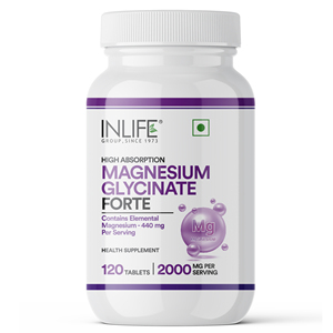 Suplemento de Glicinato de Magnesio en Tabletas de 2000 mg, 22% de Magnesio Elemental, Suplemento Dietético para el Sueño, 120 Tabletas/Botella - Product Image 1