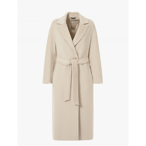 Abrigo Largo Vintage para Mujer con Cinturón |   Ropa de Abrigo de Moda para Mujer, 100% Lana, Venta al Por Mayor OEM, Otoño Invierno - Product Image 1
