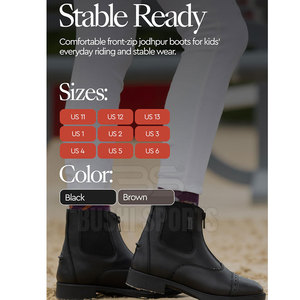 Nouvelles bottes de paddock classiques, texture lisse, semelle flexible et confort durable - Product Image 3
