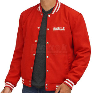 Stylish Men's Letterman <b>Jacket</b> 100% Cotton Casual Lightweight Windproof <b>Waterproof</b> Winter <b>Jacket</b> for Daily Activities - Product Image 5