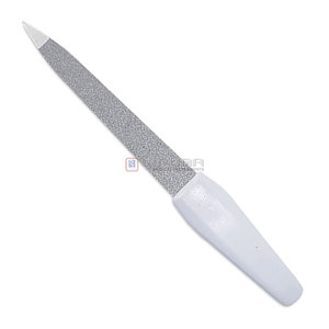 Lime à ongles portable double face 180/240 grains avec motif droit pour manucures DIY et usage en salon, pour le soin des ongles - Product Image 1