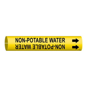 Marcador de Tuberías a Presión para Agua No Potable, para Tuberías Industriales Interiores y Exteriores - Product Image 3