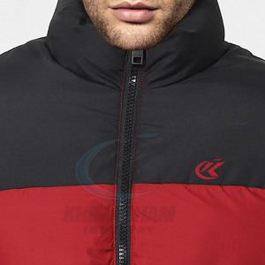 Vestes d'hiver matelassées à col montant personnalisables à prix raisonnable, avec votre propre logo, service OEM, écologiques, respirantes et légères - Product Image 6