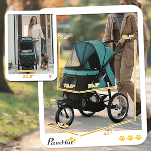 Poussette pour chien, transporteur de qualité supérieure pour des aventures en plein air pratiques - Product Image 4