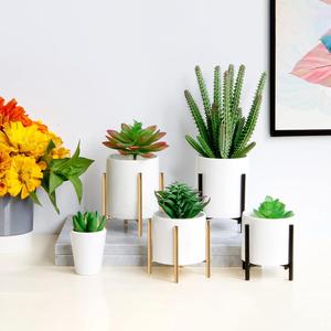 Luxury Nordic Desk Container Sleek Gold Metal Tripod Frame Stationery Organizer Wholesale Customized <b>Storage</b> - Product Image 6