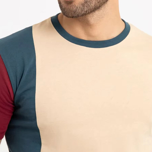 T-shirt de sport pour homme, écologique, respirant, anti-transpiration, polyester/coton, haute performance, entraînement, maille ventilée - Product Image 2