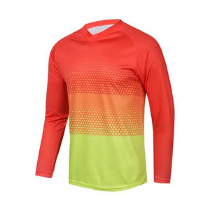 Maillot de cyclisme professionnel personnalisé unisexe grande taille à manches longues pour l'été, vêtements de sport VTT et route à séchage rapide - Product Image 6