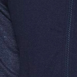 Chaqueta Varsity Azul Marino para Hombre, Color Sólido, Cierre de Cremallera Resistente al Viento, Cuello Alto Informal, Manga de Punto de Poliéster y Algodón, Corte Regular - Product Image 6