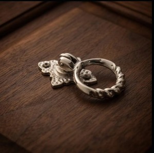 Zinc Antique Silver Modern Kitchen Dresser Wardrobe Drawer <b>Pulls</b> Cabinet <b>Door</b> Ring <b>Handles</b> Durable Eco-Friendly Furniture - Product Image 3