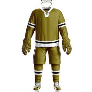 Conjunto de Uniforme de Hockey sobre Hielo Personalizado para Hombre Adulto, 100% Poliéster, Secado Rápido, Transpirable, Impresión Digital, Ropa Deportiva de Equipo - Product Image 1