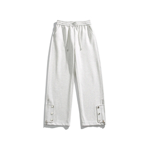 High Quality Men Casual Breathable Flared <b>Trousers</b> <b>Elastic</b> <b>Waist</b> 100% Cotton Reasonable Price Flared Pant - Product Image 6