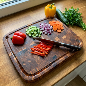 Tabla de Cortar Rectangular de Madera Resistente, Serie ObsidianStrength, Directo de Fábrica |   Base Inmovilizable para Gastronomía de Alto Volumen - Product Image 5