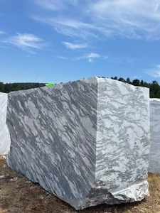 Blocs et grandes dalles de marbre gris nuage de qualité supérieure pour la décoration intérieure résidentielle, commerciale, hôtelière et de villas, et pour les revêtements de sol. - Product Image 1