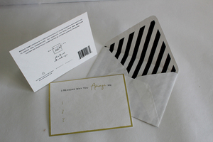 Elegant Greeting Cards For Different Occasions Made Of Recycled Cotton Handmade Paper Screen Printed On The Card & Envelops - Product Image 1