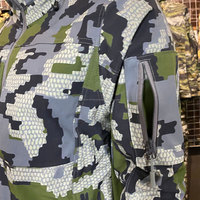 Veste de chasse unisexe légère en softshell coupe-vent, imperméable, respirante, imprimé camouflage, col montant, fermeture éclair tactique, équipement de plein air