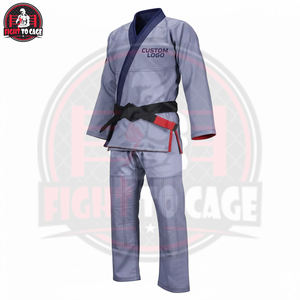 Uniforme de BJJ Flexible, Transpirable, Ligero y de Larga Duración, Ropa de Artes Marciales Estampada de Poliéster y Algodón - Product Image 3