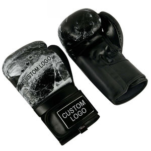 New Arrival Heat Printed Genuine Leather Boxing Gloves-High Quality Breathable <b>Hook</b> Loop Closure Customized Color Unisex Outdoor - Product Image 5