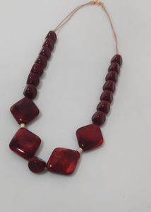 Colorful Resin <b>Necklace</b> for Women Handmade <b>Statement</b> Pendant Jewelry, Lightweight Designer Fashion Accessory for Everyday Wear - Product Image 6