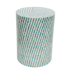 Modern Luxury Mother of Pearl Seating <b>Stool</b> for Interior Styling - Product Image 4