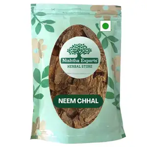 Neem Chaal Azadirachta Indica Neem Chhal Neem Bark Dried Raw Herbs Best Desi Jadi Buti for Eye Disorders Stomach Upset Skin