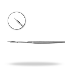 มีดจูเซฟแบบสองคม 15 ซม. ปลายโค้งคม สำหรับผ่าตัดกระดูกสันหลังและอวัยวะภายใน ใช้สำหรับการผ่าตัดและตัด - Product Image 1