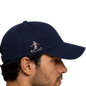 Casquette de baseball brodée bleu marine pour joueur de football, ajustable, en coton, style papa, sport décontracté, unisexe, personnalisable OEM ODM, vente en gros, directement de l'usine - Product Image 6