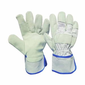 Gants de travail en cuir pleine fleur de vachette, robustes, pour la sécurité industrielle, la construction et l'entretien ménager, type Rigger canadien - Product Image 3