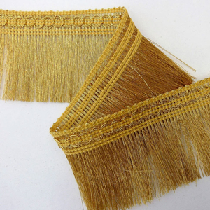 Frange à friser personnalisée, accessoires vestimentaires, fil de broderie fabriqué en usine - Product Image 6