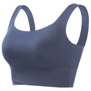 Women's Racerback Sports Bra Scoop Neck High Support Seamless Breathable <b>Mesh</b> Spandex/Nylon Yoga Fitness Running Workout <b>Top</b> - Product Image 6