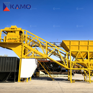 Stasiun Pencampur Beton Portabel Ringkas dengan <span class=keywords><strong>Mixer</strong></span> Poros Ganda untuk Proyek Beton Siap Pakai dan Infrastruktur - Product Image 3