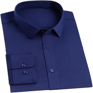 Camisa de vestir informal de algodón 100% de alta calidad transpirable exclusiva nueva moda manga corta Formal para primavera servicio OEM bajo - Product Image 3