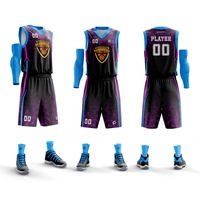 Vente en gros OEM ODM, uniforme de basket-ball pour hommes personnalisé, respirant, antibactérien, séchage rapide, broderie sublimée, marque personnalisée