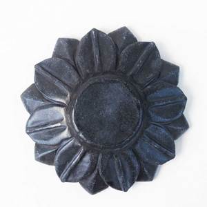 Bol en marbre Urli antique de style moderne avec une couleur noire luxueuse pour la décoration de la salle à manger pendant le Ramadan et Diwali - Product Image 3