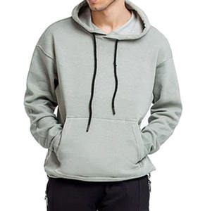 เสื้อฮู้ดผู้ชายขายดี ผ้าฝ้ายฟลีซ มีเชือกผูก - Product Image 2