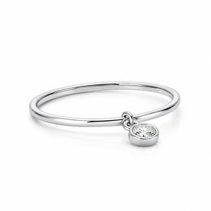 Bagues empilables en argent sterling 925 avec moissanite taille brillant rond sertie clos pour femme, idéales au quotidien - Product Image 4