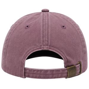 Dusty Mauve Vintage Washed <b>Baseball</b> <b>Cap</b> With Minimal Geometric Print Curved Brim Adjustable Unisex Custom Logo OEM ODM Hat - Product Image 2