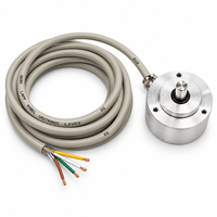 Encodeur multi-tours robuste IP67, charge d'axe 250N, interface SSI