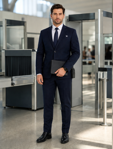 Uniformes d'aviation personnalisés à manches longues pour pilotes et personnel de cabine |   Uniformes d'aviation OEM ODM |   Uniformes du personnel de sécurité aéroportuaire pour hommes - Product Image 6