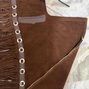 "Premium Western Leather <b>Chaps</b> Cowboy <b>Riding</b> Gear Durable & Comfortable Adjustable Fit Handmade for Horse <b>Riding</b> & Rodeo - Product Image 3