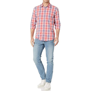 Chemise à manches longues en twill respirant 100% coton pour homme, décontractée, pour le bureau, vente en gros, fournisseur OEM - Product Image 6